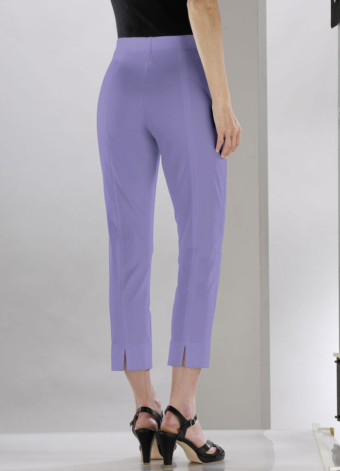Mjuk stretchbyxa i 7/8-längd LAVENDEL