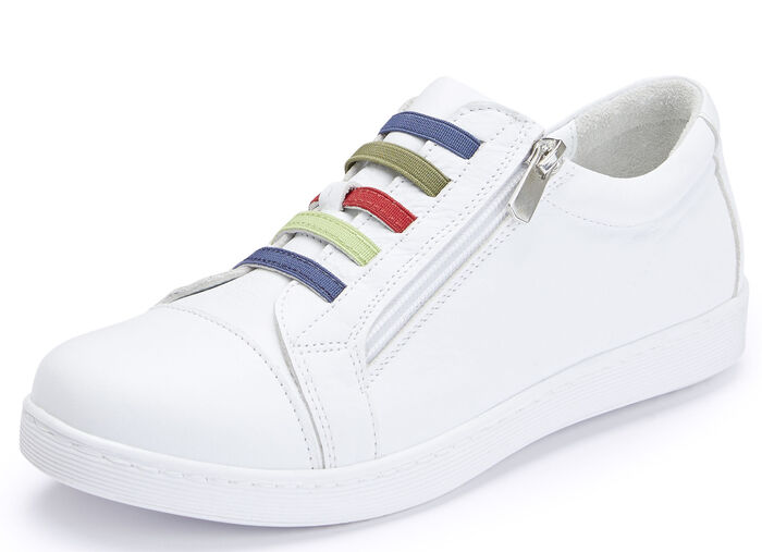 Andrea Conti sneakers med färgglada elastiska band, 