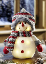 Batteridriven LED snögubbe 