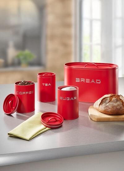 F&ouml;rvaringsbeh&aring;llare i st&aring;l med lock 