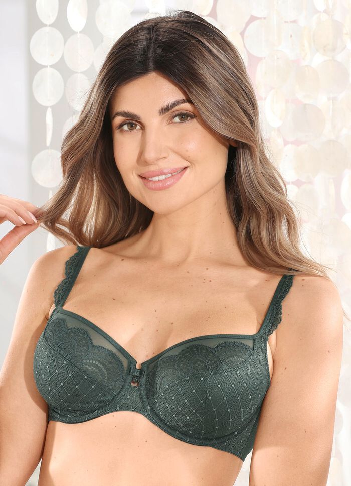 Rosa Faia bygel-bh med elastisk spets 