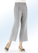 Byxor i aktuell, f&ouml;rkortad l&auml;ngd LJUSGR&Aring;