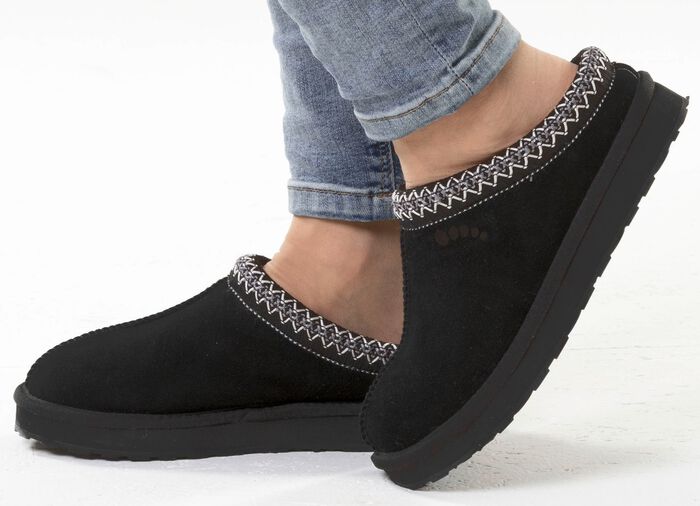 ELENA EDEN, varma damtr&auml;skor, med lammskinn 