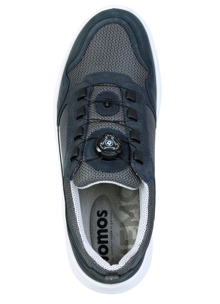 Sportiga herrtofflor, bredd H, med uttagbar fotb&auml;dd 