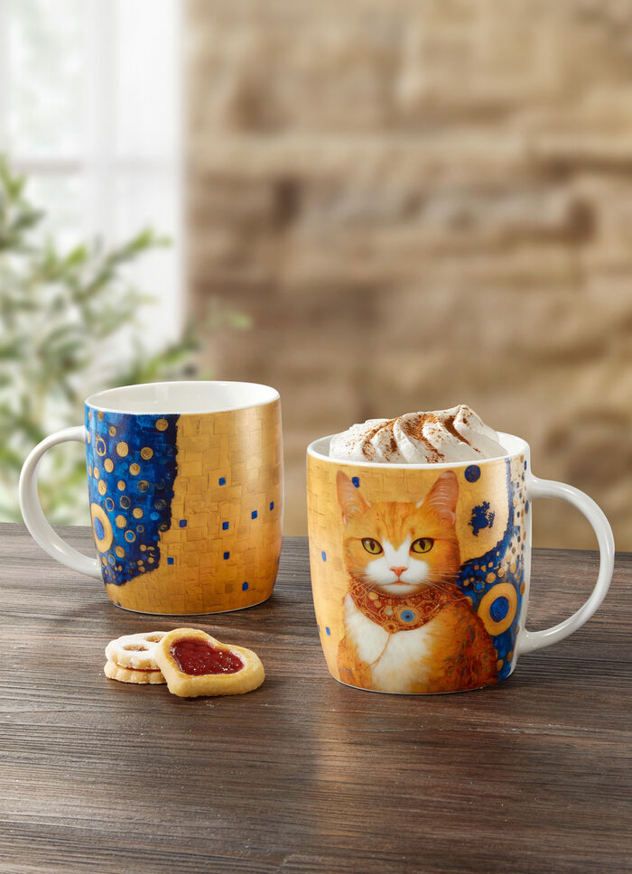 Handtagsmugg av h&ouml;gkvalitativt porslin 