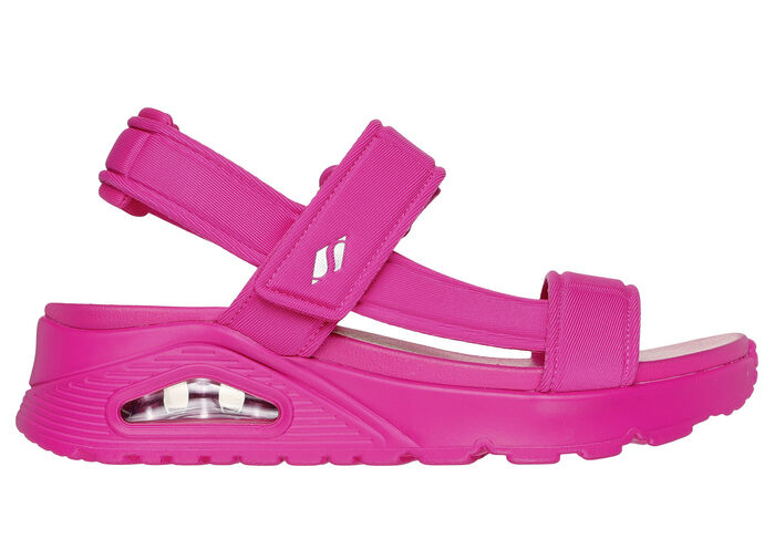 SKECHERS sandal tillverkad av stretchigt textilmaterial, 