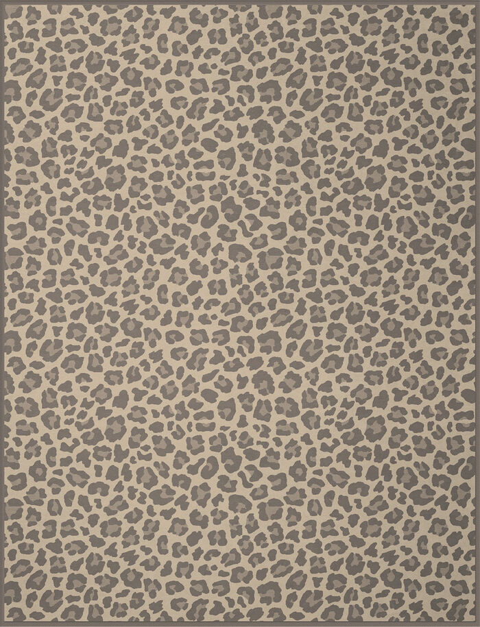 sovfilt med velourkant BEIGE-BRAUN