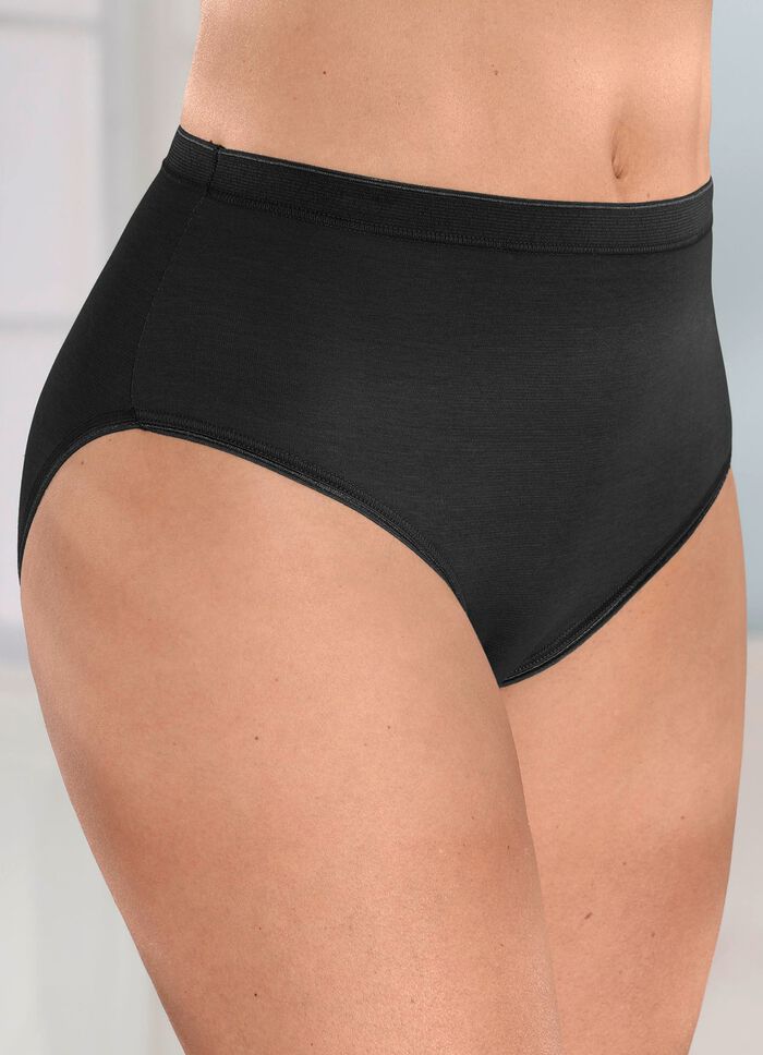 Paket med fem trosor med elastiska muddar 