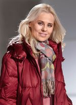 Halsduk med fantasim&ouml;nster 