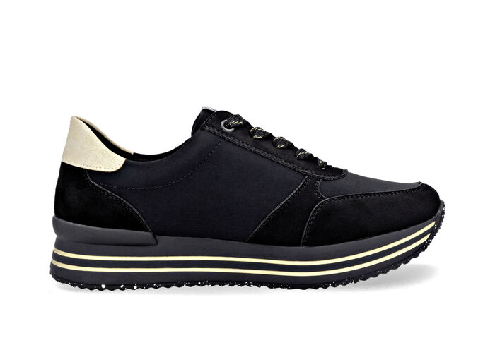 Remonte, trendiga damsneakers, vidd G, med uttagbar fotbädd, 