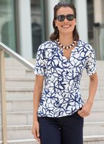 Tunika med st&aring;krage 