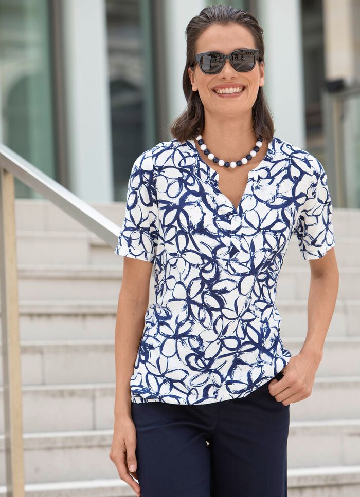 Tunika med st&aring;krage 