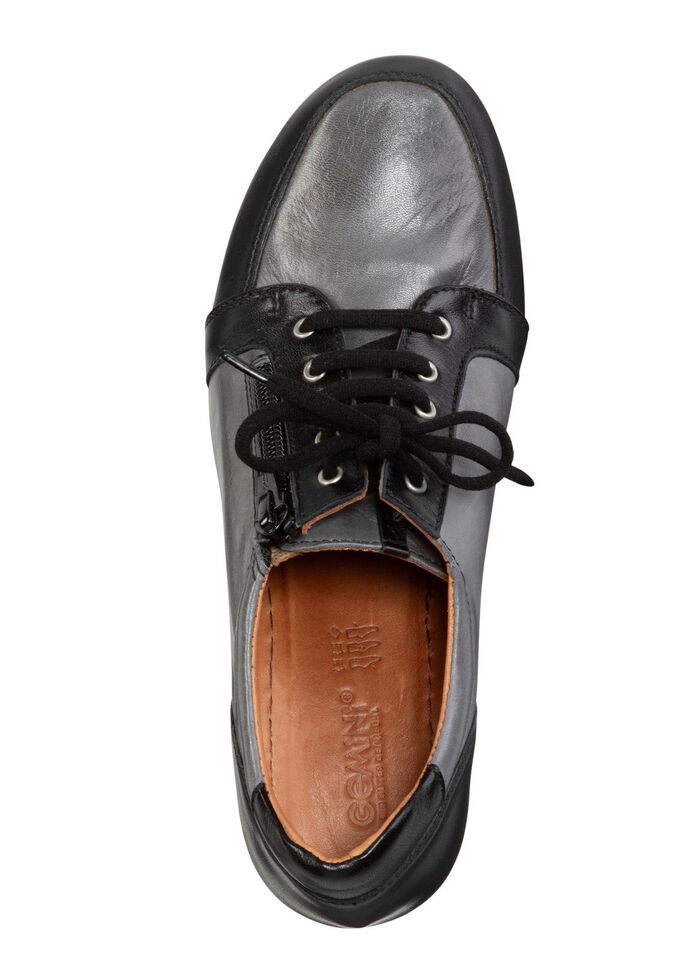 Gemini travare med sn&ouml;rning av delvis skuggat nappal&auml;der GR&Aring;SVART