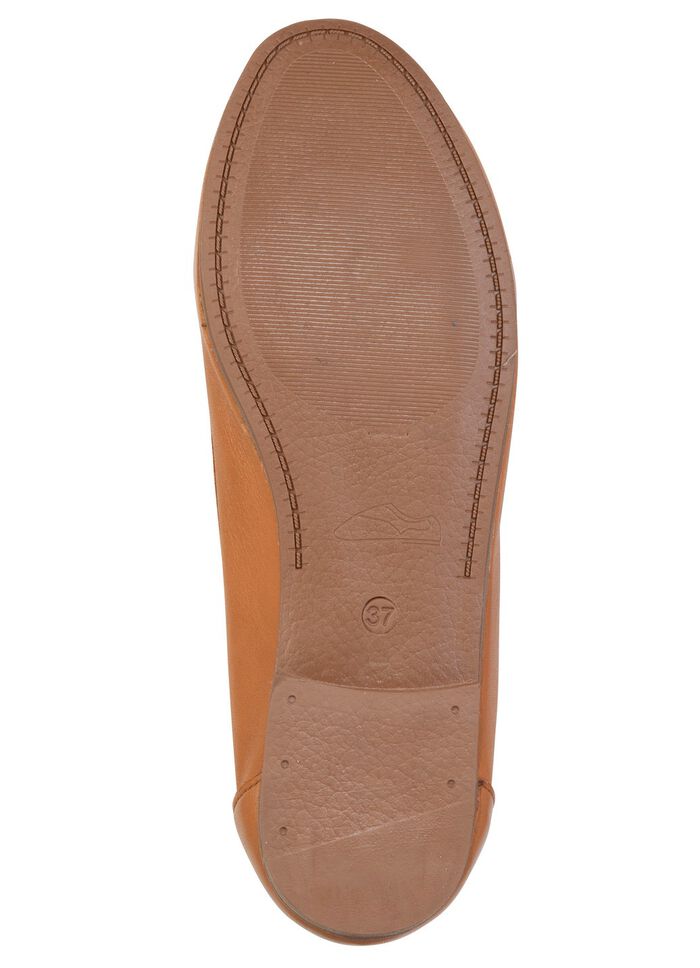 Andrea Conti, eleganta damballerinor, vidd G, med uttagbar fotb&auml;dd COGNAC