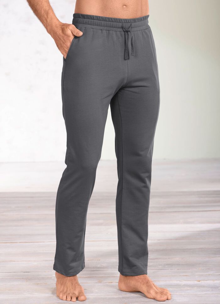 Sov- och fritidsbyxor av kraftig jersey 