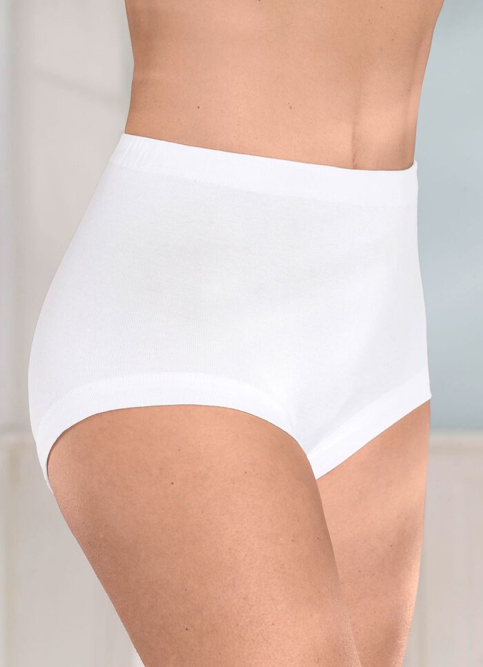 Viania fempack trosor med res&aring;r i midjan 