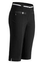 Genomarbetade bermudashorts SVART