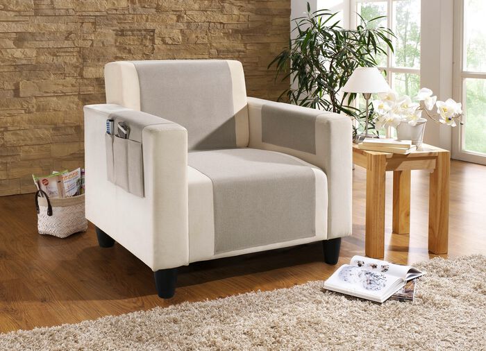 Dekorativ f&aring;t&ouml;lj och soffpl&auml;ttar NATUR