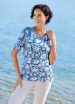 Skjorta med grafisk design 