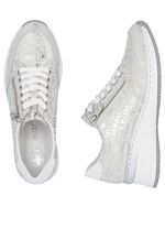 Rieker sneakers med sn&ouml;rning av tryckt syntetmaterial 