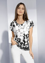 Snygg skjorta med överlappande axlar 