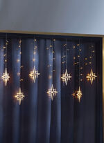 Ljusgardinstjärnor för inom- och utomhusbruk 