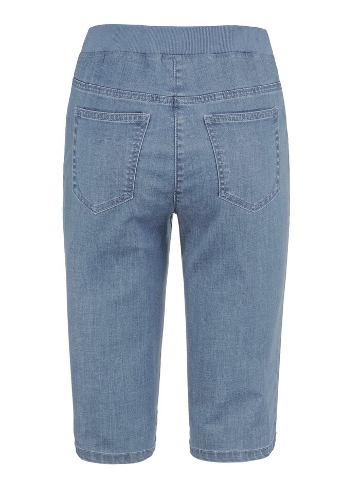 Bermudashorts med jersey midjeband 