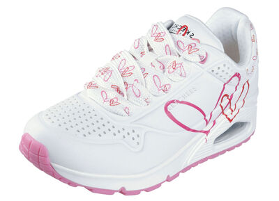 SKECHERS sneakers med snörning med sött hjärttryck, , large
