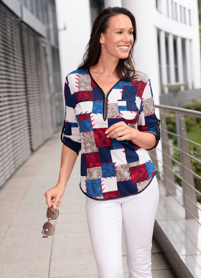 Skjorttunika i snygg design 