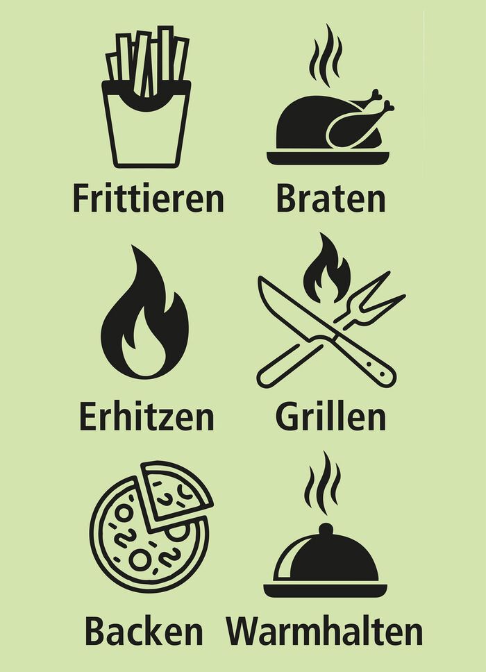 Digital varmluftsfrit&ouml;s 