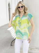 Chiffongponcho-tunika 