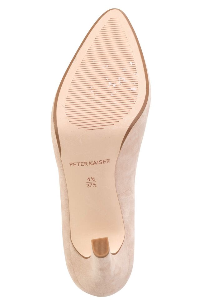 Peter Kaiser, eleganta dampumps, tillverkade av l&auml;der BEIGE