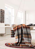 T&auml;cke med velourkant FLERF&Auml;RGAD