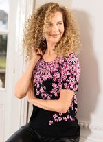 stickat tvillingset i finstickat 