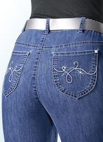 Jeans med bredare midjeband, 