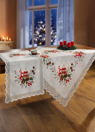 Rumsdekoration med festligt julmotiv 