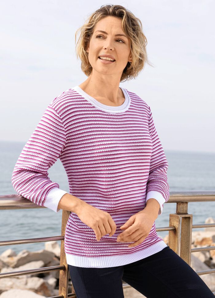 Tr&ouml;ja i stickad mix VITB&Auml;R