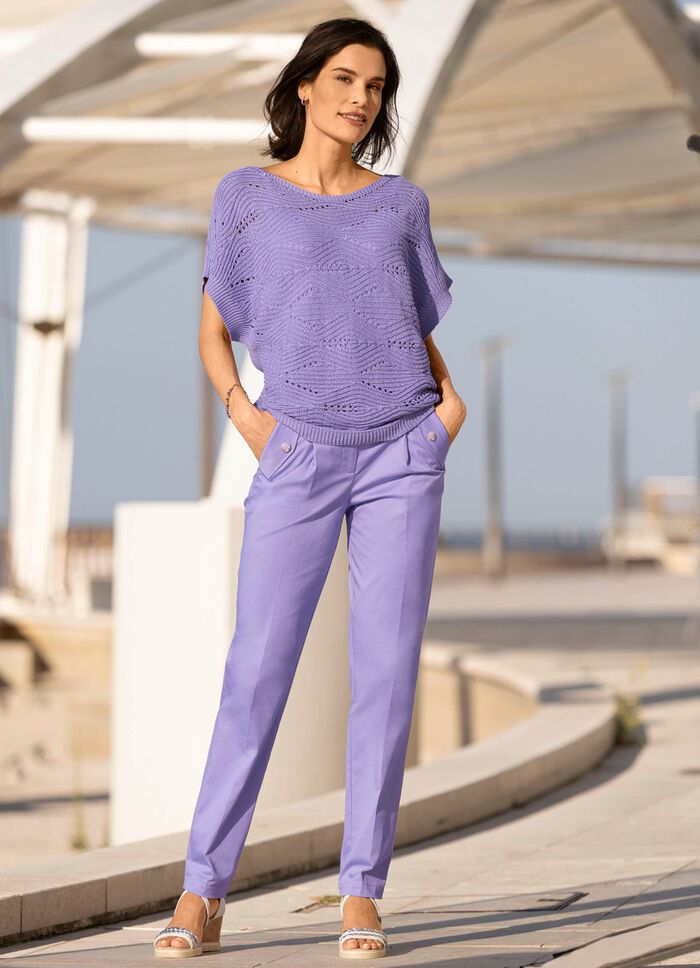 Byxor med sportig chic 