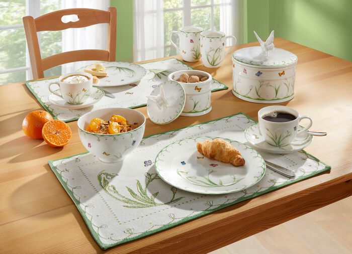 "Colourful Spring" frukosttallrik set 