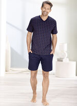 Shorty med helt&auml;ckande design och V-ringning 