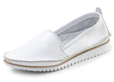 Andrea Conti, klassiska damtofflor, vidd G, med uttagbar fotbädd 