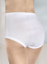 Fyrapack trosor med res&aring;r i midjan 