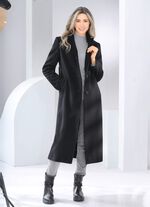 Kavaj med knappsl&aring; SVART