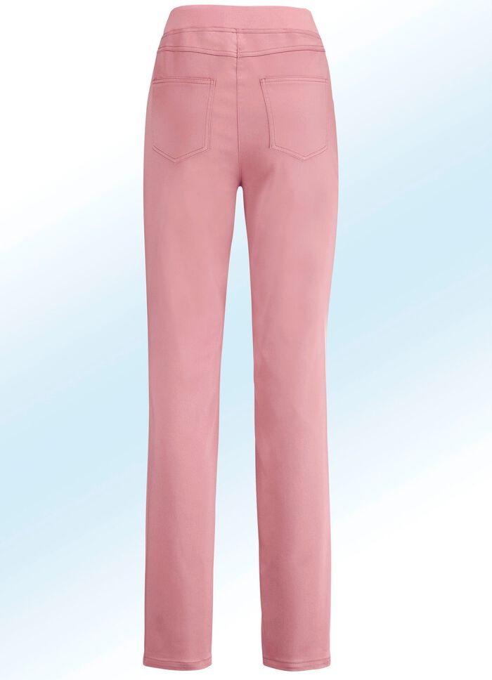 Eleganta byxor i pull-on-stil 