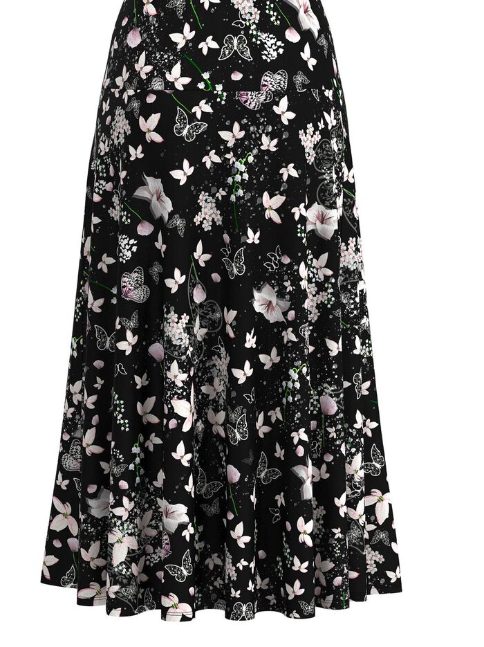 Kjol med figursmickrande ok 