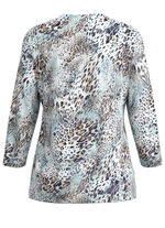 tröja i jacquard finstickad 