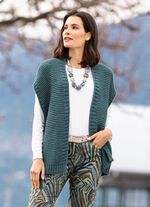 Stickad väst med alpacka-innehåll LÄTTBENSIN