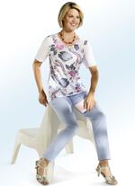 Byxor med smal f&aring;ll i 5 f&auml;rger BLEU