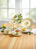 Tekoppar med fat, 2-pack 