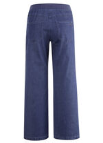 Culottes i 5-ficksform JEANSBLAU